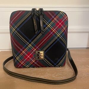 New. Never used. Dooney & Bourke Blakely Tartan Trixie Crossbody